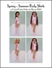 "Spring and Summer Body Shirts" Easy to Sew Fashion Pattern for Ellowyne!
