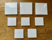 Mini Square Professional Stretched Canvas Primed Variety Pack (8-Canvases)