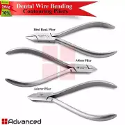 Set Of 3 Orthodontic Archwire Contouring Bending & Forming Plier Dental Lab Tool