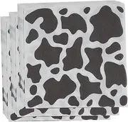CIMAXIC Cow Theme Napkins 80 Sheets Paper Napkins Cartoon Printing Perfect for Birthday Party Supplies