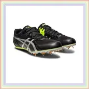 ASICS Track and Field Spikes EFFORT13 Unisex Black/Pure Silver 23.5 cm 2E