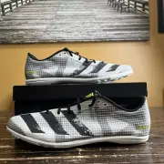 Adidas Distancestar Men's Running Track and Field White/Black Size 12 No Spikes