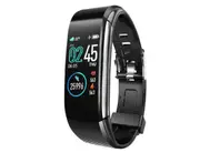 1.08inch Color Screen Blood Pressure Heart Rate Monitor Sport Bluetooth Smart Wristband Watch-BLACK