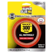 Super Glue 11710506 Super Strong Mounting Tape Roll 98 .in