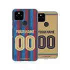 CUSTOM CUSTOMISED PERSONALISED FC BARCELONA 2022/23 KIT CASE FOR GOOGLE PHONES