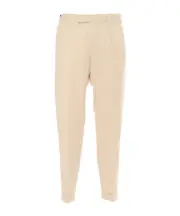 Belt loop casual pants IT52,IT50 Nude