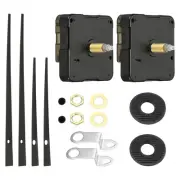 Clock Mechanism Replacement, 2 Pcs Clock Mechanism DIY Wall Clock, Black