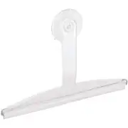 iDesign 22300 Plastic Plastic Suction Squeegee with Storage Hook Shower, Window,