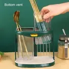 Chopsticks Storage Shelf with Drain Hole Storage Chopsticks Holder Cutlery
