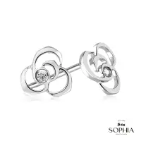 在飛比找Yahoo奇摩購物中心優惠-SOPHIA 蘇菲亞珠寶 - 薔薇 18K金 鑽石耳環