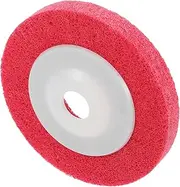 Cabilock Non-woven Grinding Wheel Nylon Pulley Wheel Grinder Accessories Red Nylon