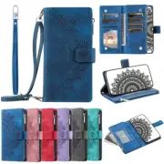 For Samsung A10/A20e/A30s/A40/A50/A70 Crossbody Leather Wallet Case Flip Cover