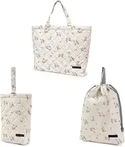 COLORFUL CANDY STYLE NS702100 Gusseted Bag, Drawstring 3-Piece Set, Water Repellent, Lightweight Type, Shoe Case, Drawstring, Large, Lesson Bag, Gymnastics Bag, Preparation for School Admission, Cute