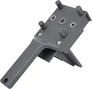 Woodworking Straight Hole Punch Locator DIY Carpentry Drilling Doweling Guide Hand Tools for Woodworking (Gray)