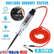 Car Truck Electrical Circuit Voltage Tester DC 3/6V 12V 24V Test Light Probe Pen