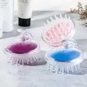 1pc Silicone Massage Hair Brush Shampoo Scalp Comb Hairbrush Mini Head Merid..u