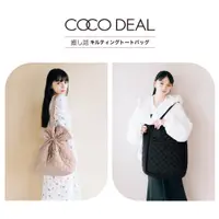 在飛比找蝦皮購物優惠-日本限定 COCO DEAL 黑色 大容量 手提包 托特包 