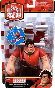 WRECK-IT RALPH DELUXE ACTION FIGURE WALL SMASHING RALPH