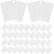 Veemoon 75pcs Blank Cardstock Bookmarks Thick White Blank Cards for English Word Practice Crafting for Creative Tags Learning