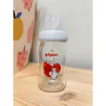 日本貝親PIGEON奶瓶 迪士尼大英雄天團杯麵BAYMAX限定款 160ML 9.5成新