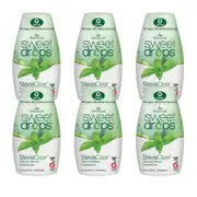 Sweet Leaf Stevia Liquid Clear Sweet Drops 50ml 6 Pack