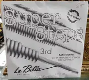 La Bella Super Steps .085 Tapered Single Stainless Steel Wound Bass String