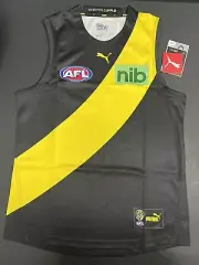 AFL Richmond Tigers Official Puma Guernsey Jumper M- Premiers Grand Final Martin