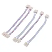 5Pcs Dual End XH2.54 3P Female Connector Cable 10cm Length w Pin Header