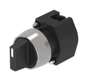SELECTOR Switch ACTUATOR, 2POS, BLACK, Switch Components 704.411.018