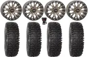 System 3 SB-4 15" Wheels Br (6+1) 35" RC500S Sticky Tires Commander Maverick