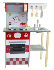 [Ekkio] Wooden European Style Kitchen Playset