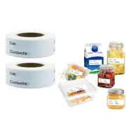 125Pcs Kitchen Food Label Sticker