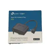 TP-Link - Tapo Smart Wi-Fi Outdoor Plug with Matter - Black
