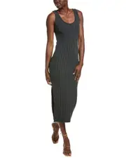 Project Social T Work It Out Scoop Neck Rib Maxi Dress