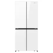 Hisense 483L French Door Fridge, White Glass HRCD483G