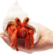 Folkmanis Mini Hermit Crab Finger Puppet