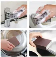 Magic Sponge Eraser Carborundum Removing Cooktop Pot Kitchen Sponge Quickly...