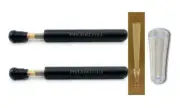 2X ALUMINUMTUBE pre rolled cone tube container SEALED+glass cone tip