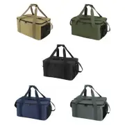 Outdoor Camping Storage Bag Hiking Tableware Organizer Heavy Duty Moving Handbag