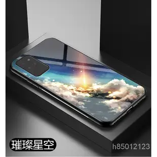 三星 Note 20 Ultra Note20 手機殼 軟邊玻璃鏡面星空情侶 超薄全包防摔保護套 冷淡風個性創意潮牌 4