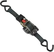 Ratchet Straps Heavy Duty - Tie Downs with Soft Loops,Reinforced Multifunctional Ratchet Straps with Soft Loops for Bike Camping Kayak Trailer