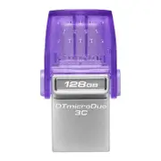 Kingston 128GB DT MicroDuo 3C USB 3.2 Flash Drive [DTDUO3CG3/128GB]