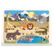 Melissa & Doug Safari Peg Puzzle MND9054