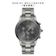 Daniel Wellington 手錶 Iconic Chronograph 42ｍｍ 太空灰三眼精鋼錶-灰錶盤(DW00100643)