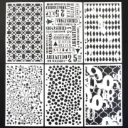 Elizabeth Craft Planner Stencils Pack 3 6pc