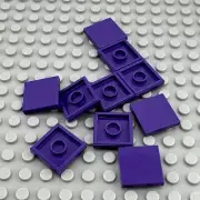 LEGO Tile - Dark Purple - 2 x 2 - QTY x10