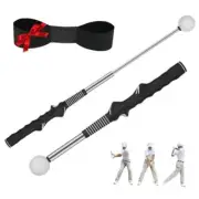 Retractable Golf Swing Training Aid – Portable Correct Grip Trainer with Click