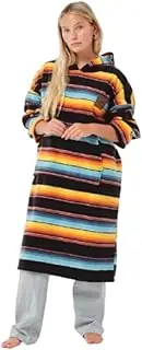 [Slowtide] El Cap Chilling Fleece Poncho, Change Privately in Public, Includes Kangaroo Pouch & Double Layer Woven Hood (Small-Medium), El Cap, Small-Medium