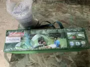 Coleman Highline WeatherTec 3-Person Dome Tent With Lantern. Never Opened