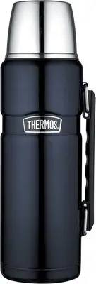 Thermos Stainless King Vacuum Insulated Flask, 1.2L, Midnight Blue,